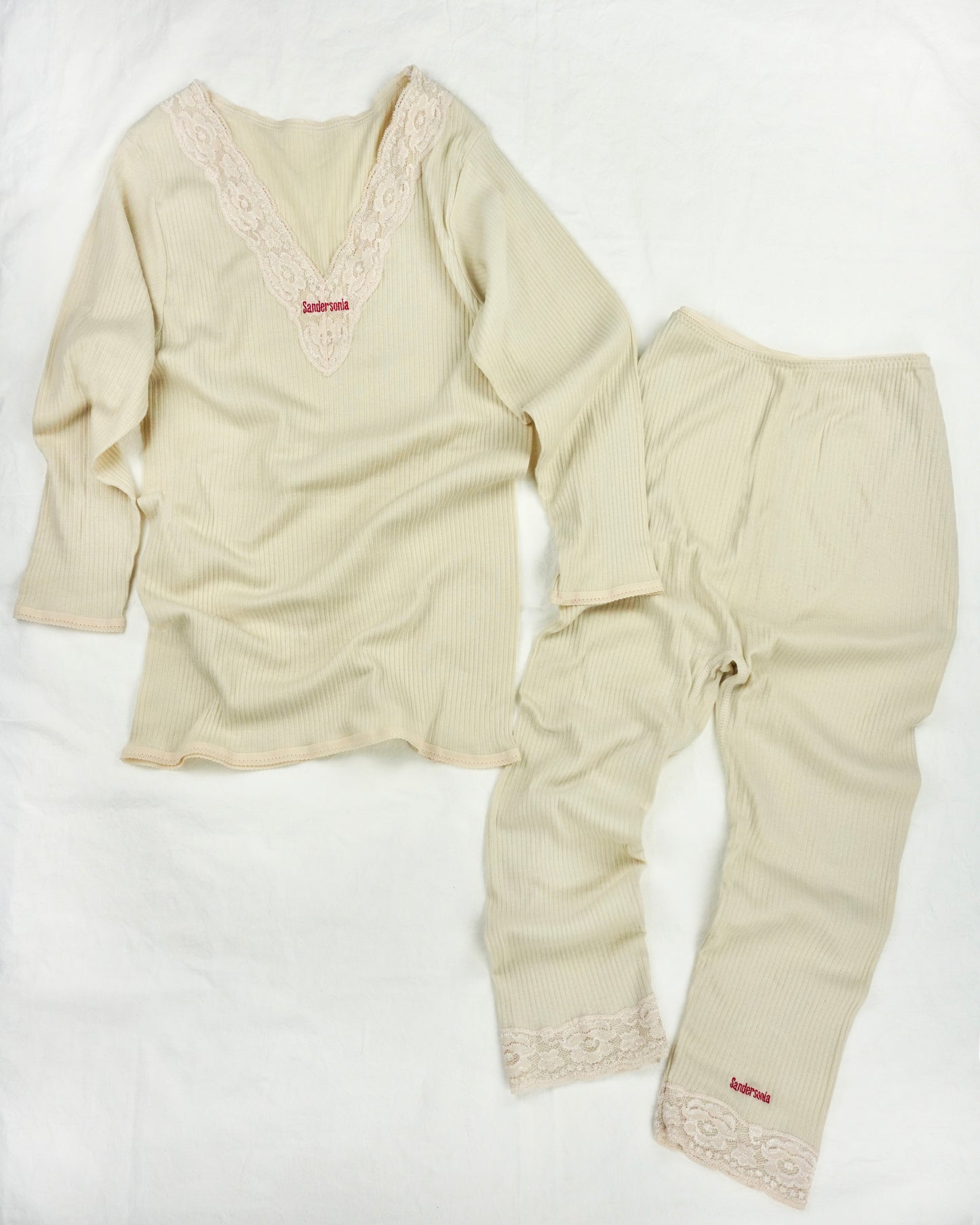Rib & lace easy set