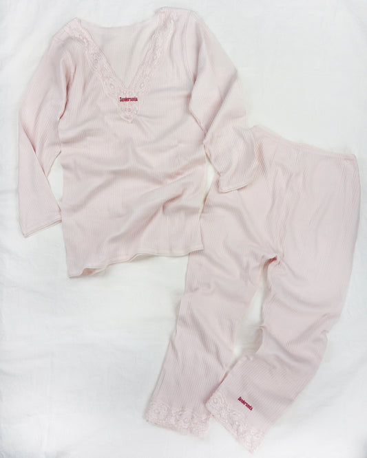Rib & lace easy set